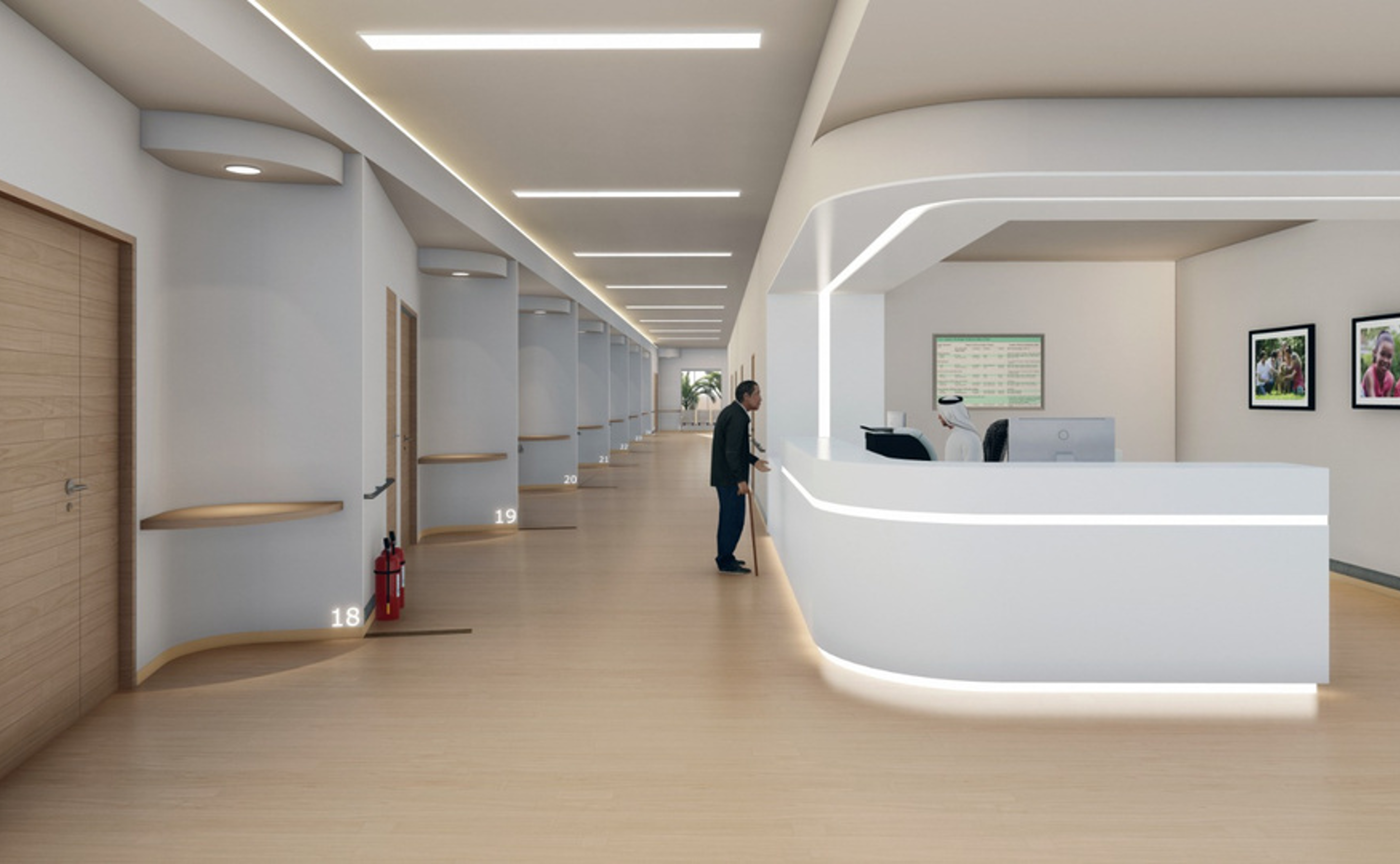 Healthcare interior